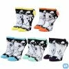 Bioworld Merch Pokemon: Pokemon Characters - 5 Pair Ankle Socks - Youth