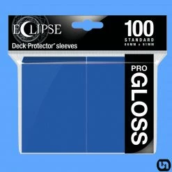 Supplies Ultra Pro: Eclipse PRO Gloss Deck Protector Sleeves - Blue 100ct