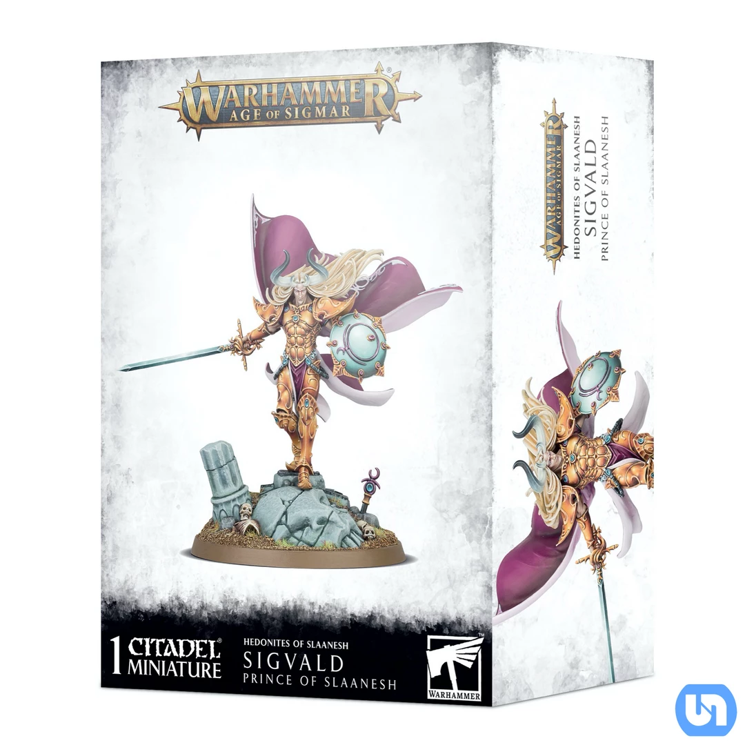 Games Workshop Warhammer: Age Of Sigmar - Hedonites Of Slaanesh-Sigvald Prince Of Slaanesh Miniatures