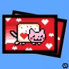 Supplies Ultra Pro: Small Deck Protectors - Valentines Nyan Cat (60pk)