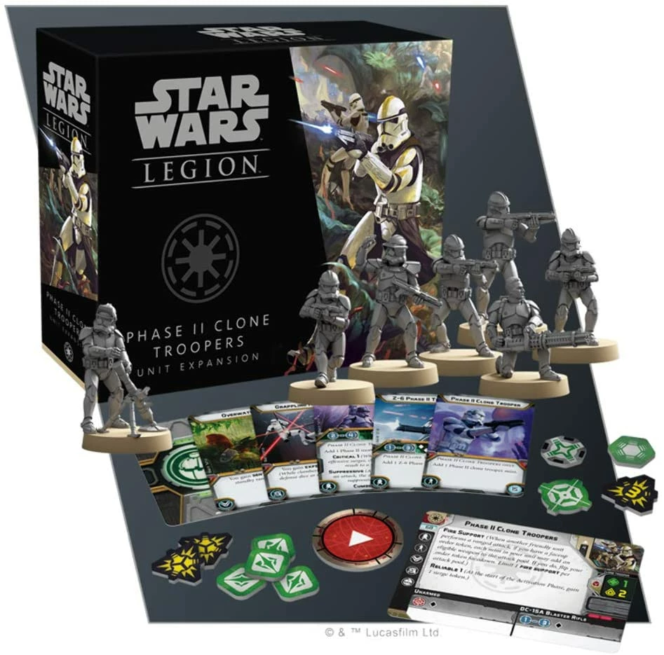 Fantasy Flight Games Star Wars: Legion - Phase II Clone Troopers Unit Expansion