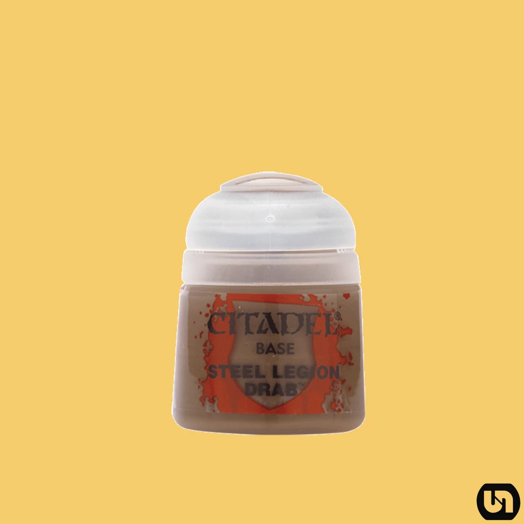 Games Workshop Miniatures Warhammer: Citadel Colour - Base - Steel Legion Drab