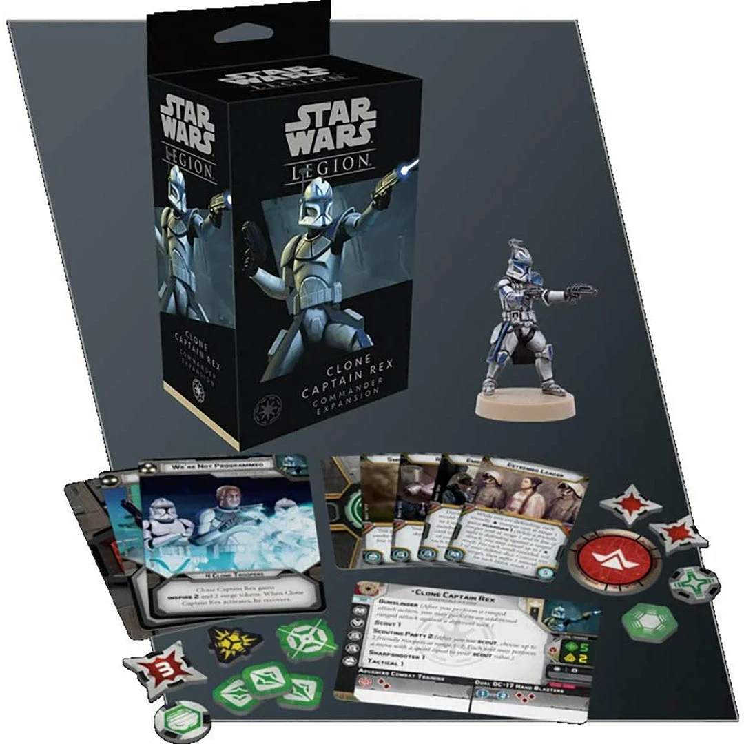 Fantasy Flight Games Star Wars: Legion - Clone Captain Rex Commander Expansion Miniatures