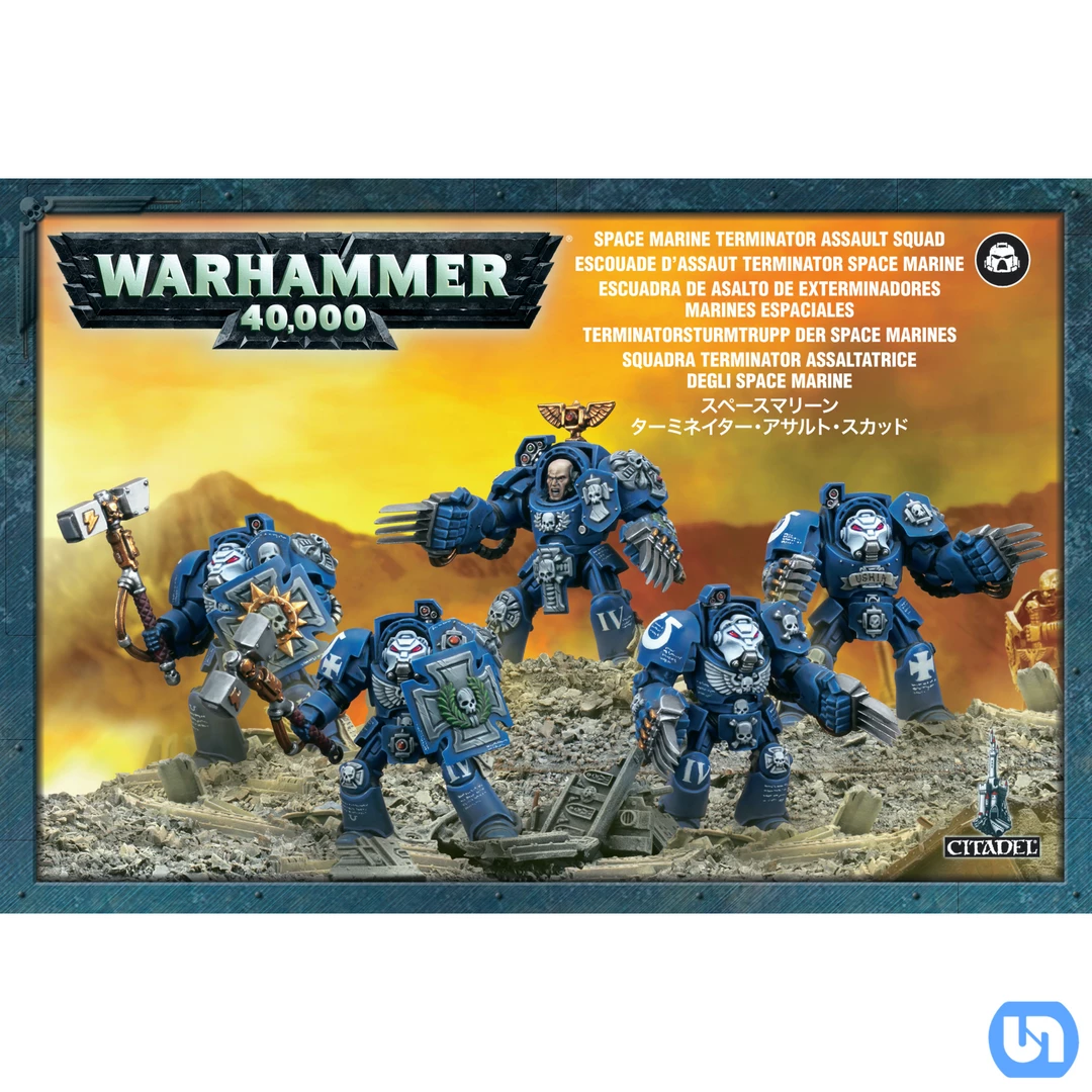 Games Workshop Warhammer: 40,000 - Space Marines-Terminator Assault Squad Miniatures