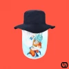 Bioworld Dragon Ball Z: Neck Drape Sun Hat - Goku Merch