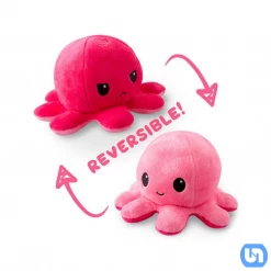 Teeturtle Reversible Octopus: Double Pink Plush