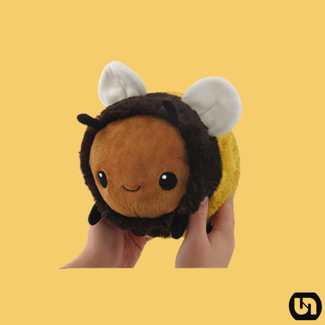 Squishable: Mini Squishable Fuzzy Bumblebee (7") Toys & Figures