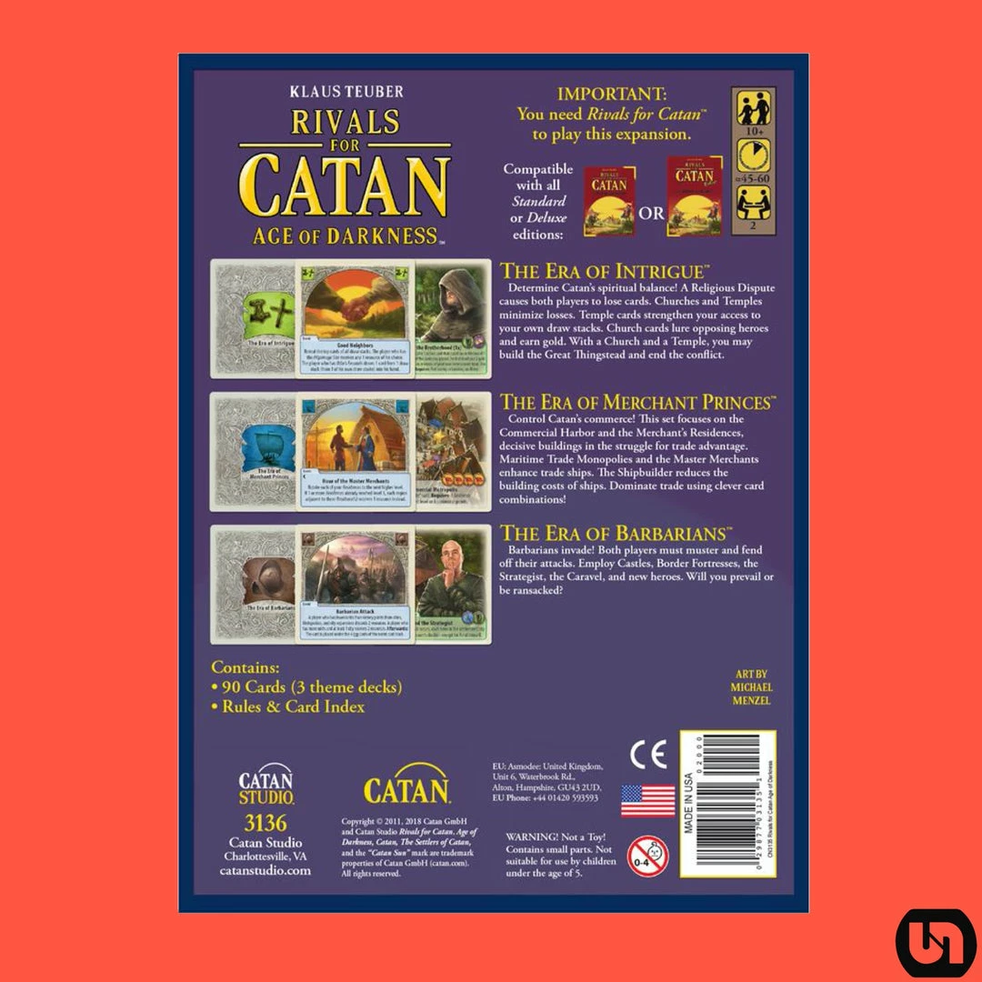Catan Studio Rivals For Catan: Age Of Darkness Revised