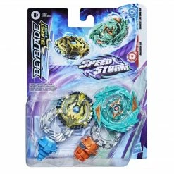 Hasbro Gaming Beyblade: Burst Surge Speedstorm Dual Pack - Demise Satomb S6 And Anubion A6 Toys & Figures