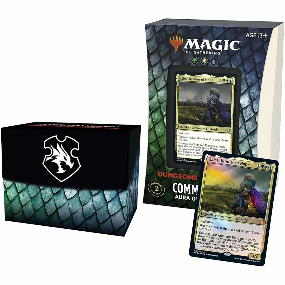 Wizards Of The Coast TCGs Magic The Gathering: Dungeons & Dragons - Adventures In The Forgotten Realms Commander Deck-Aura Of Courage