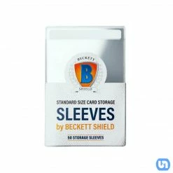 Beckett Shield: Standard Size Card Storage Sleeves - 50ct Supplies