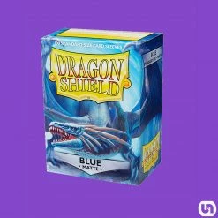 Arcane Tinman Dragon Shield: Matte Blue 100ct Sleeves