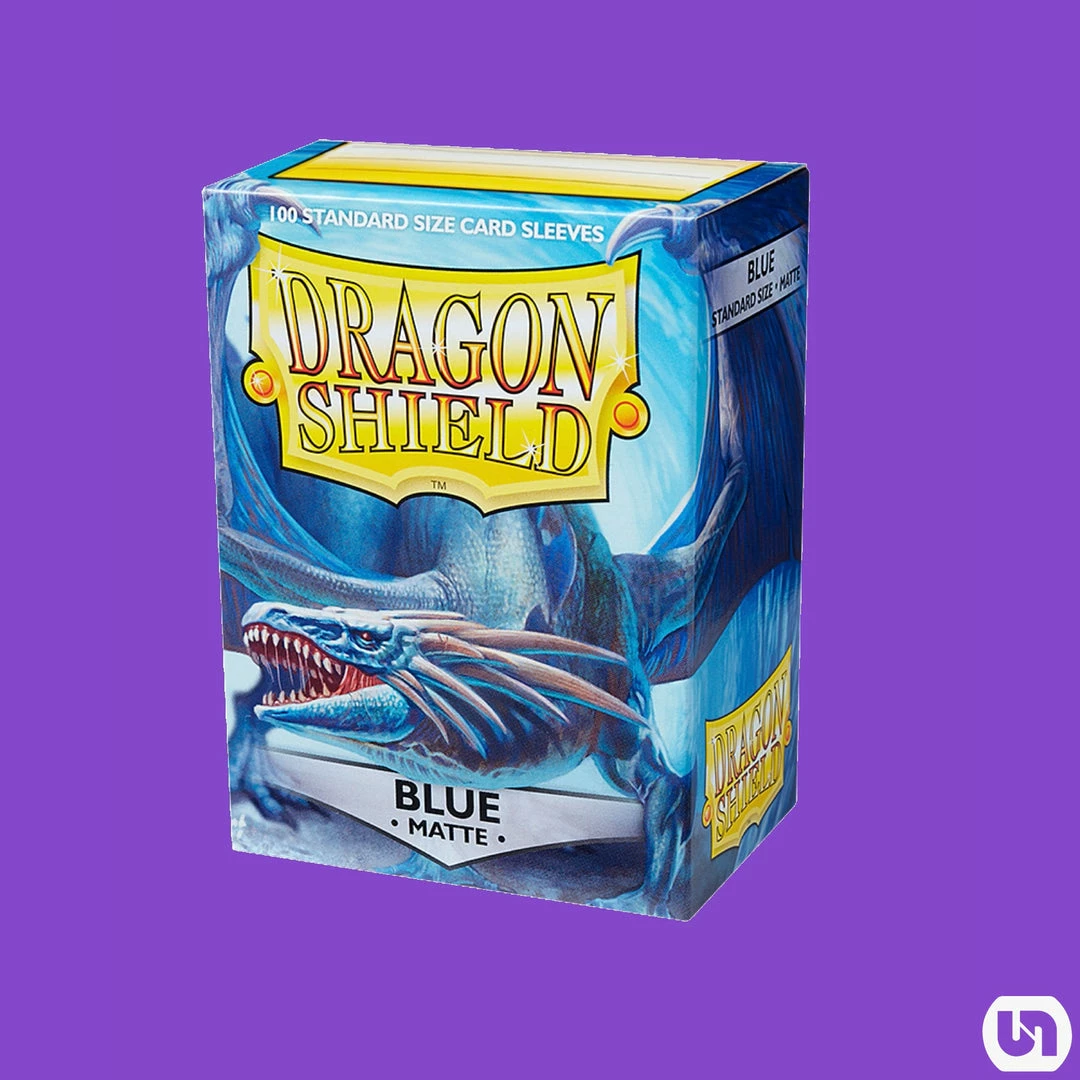 Arcane Tinman Dragon Shield: Matte Blue 100ct Sleeves