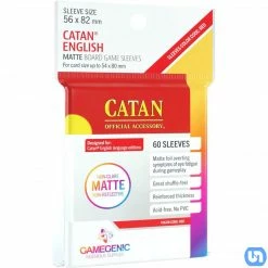 Asmodee Supplies Gamegenic: Matte Sleeves 60ct - Catan English