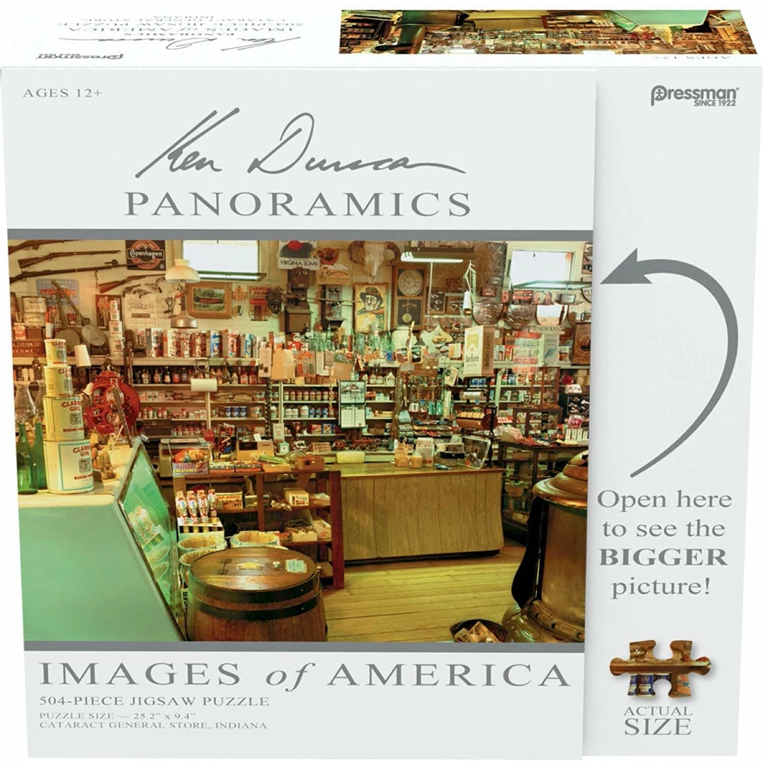 Pressman Toy Ken Duncan Panoramics: Cataract General Store, Indiana 504pc Puzzle Toys & Figures