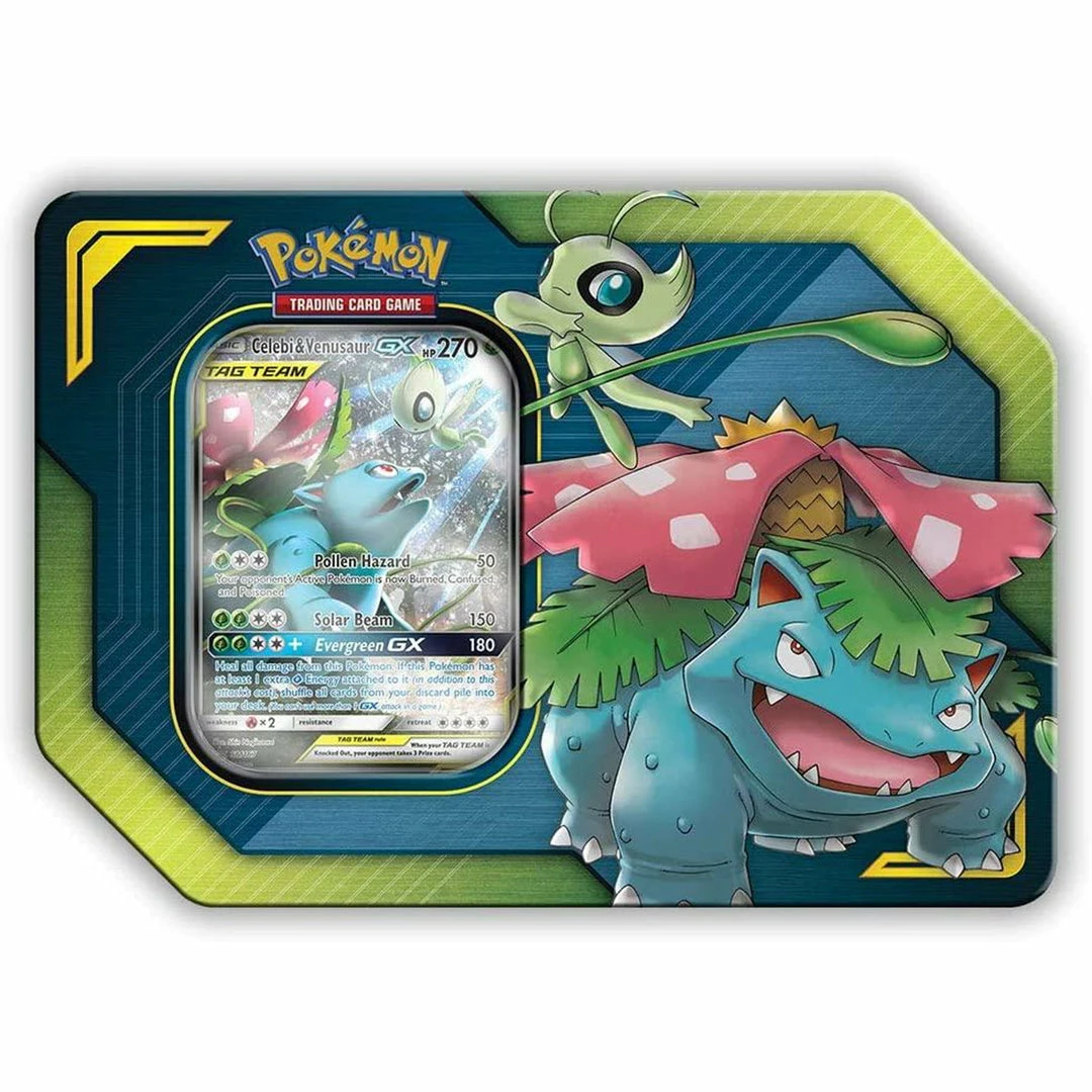 Pokemon TCG: Tag Team Tin - Celebi & Venusaur GX