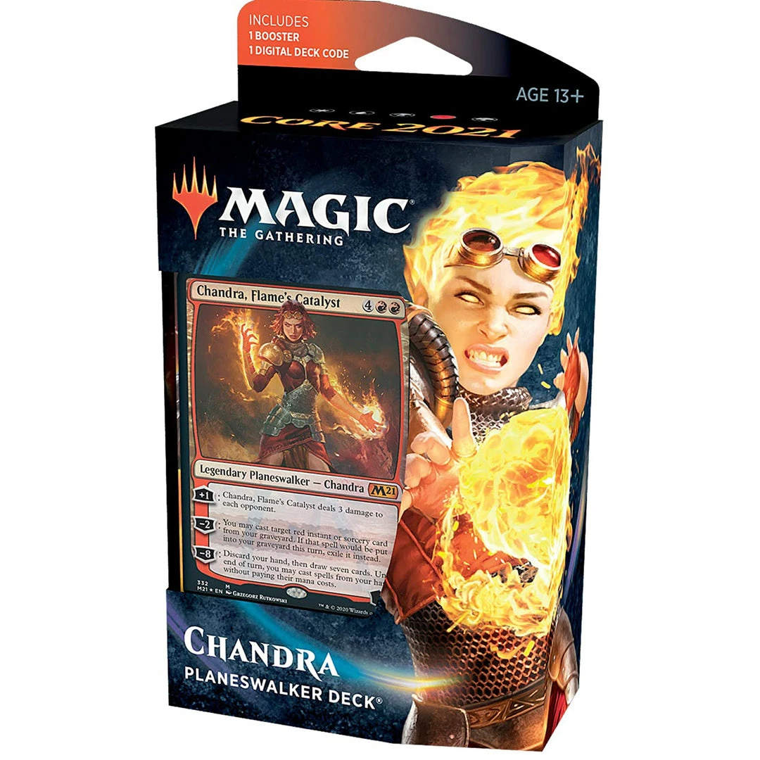 Wizards Of The Coast Magic The Gathering: Core 2021 Planeswalker Deck-Chandra