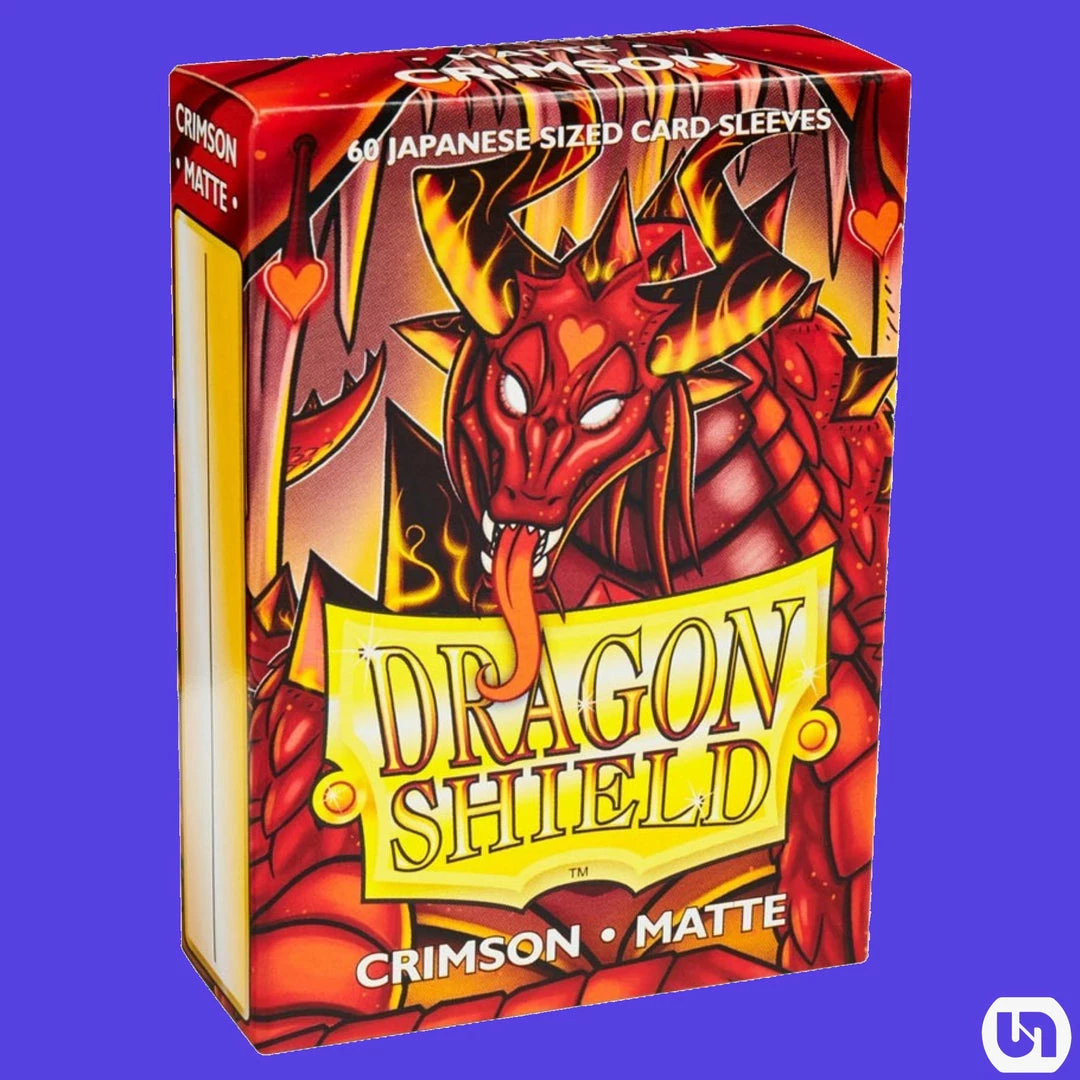 Arcane Tinman Dragon Shield: Japanese Matte Card Sleeves - Crimson 60ct Supplies