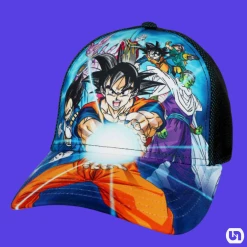 Bioworld Dragon Ball Z: Athletic Mesh Pre-Curved Bill Snapback Merch