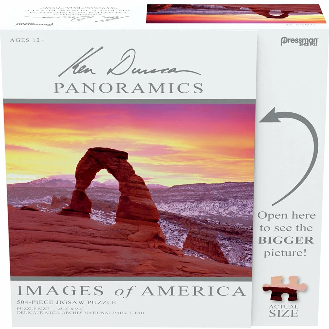 Pressman Toy Toys & Figures Ken Duncan Panoramics: Delicate Arch, National Park, Utah 504pc Puzzle