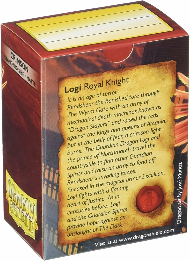 Arcane Tinman Dragon Shield Matte Sleeves - Crimson (100-Pack) Supplies