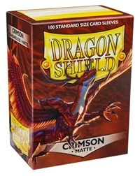 Arcane Tinman Dragon Shield Matte Sleeves - Crimson (100-Pack) Supplies