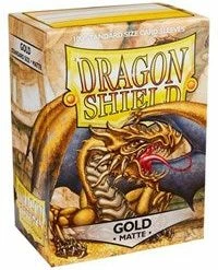 Arcane Tinman Dragon Shield Matte Sleeves - Gold (100-Pack) Supplies