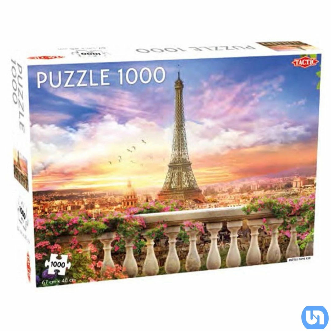 Tactic USA Puzzle: Eiffel Tower, Paris 1000pc