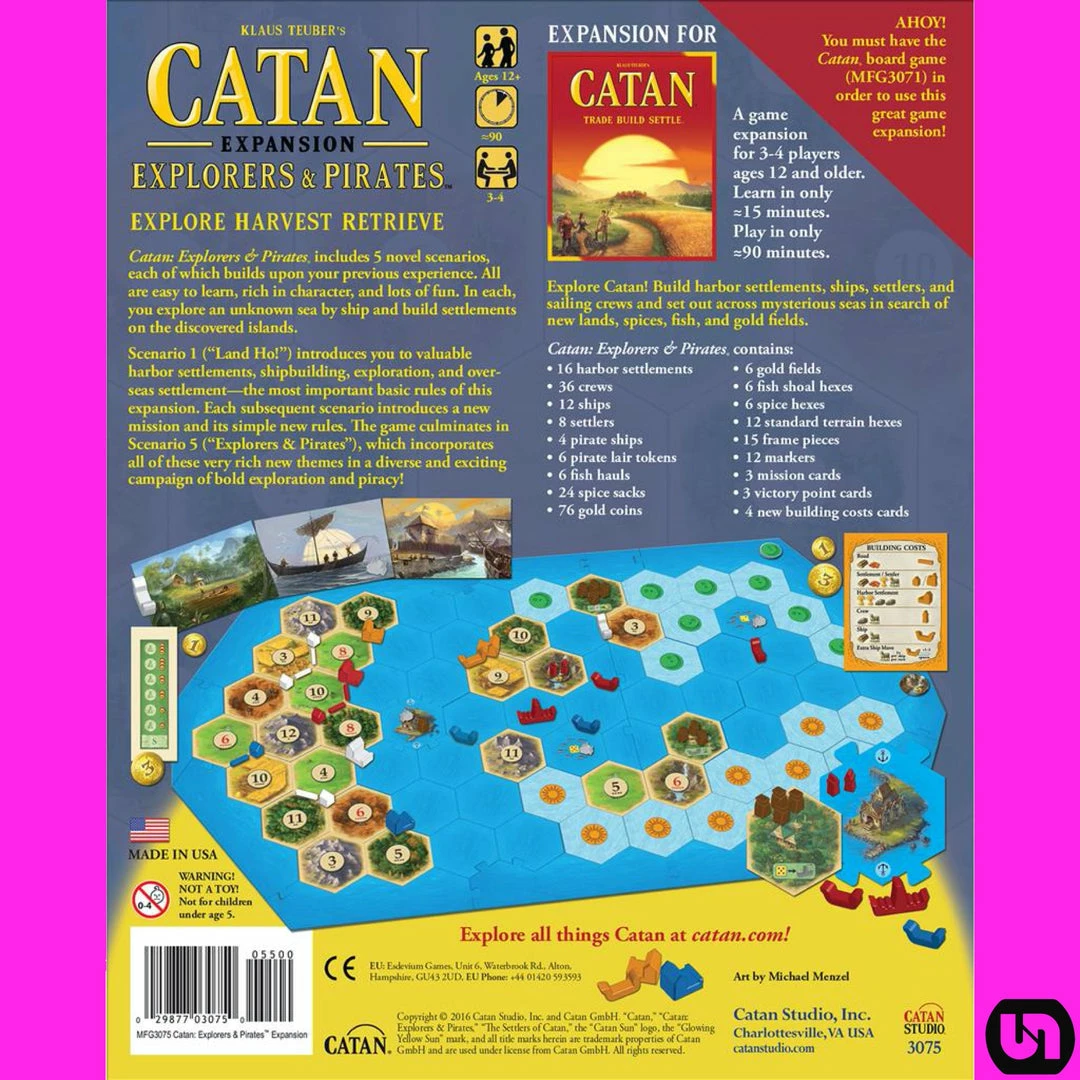 Catan Studio Catan: Explorers & Pirates Expansion