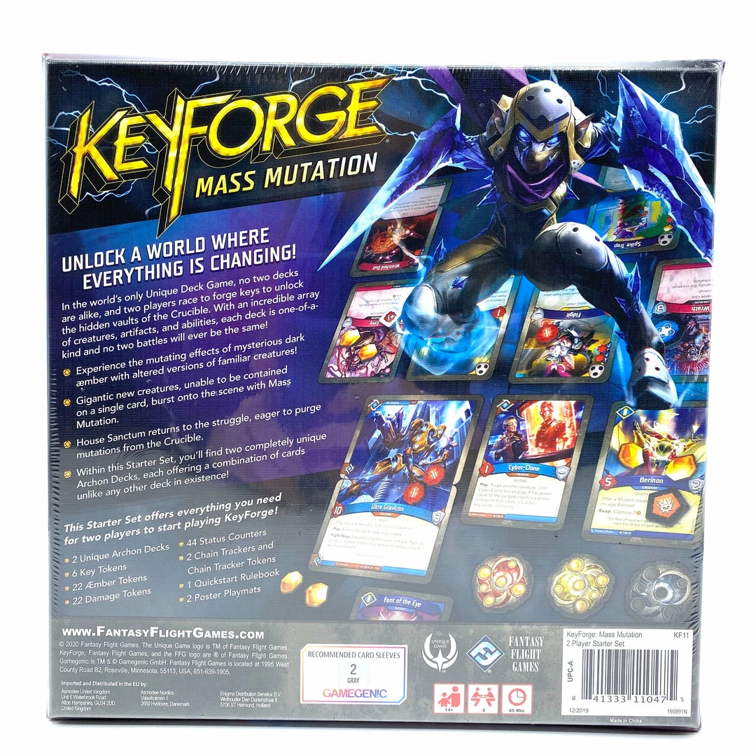 Fantasy Flight Games KeyForge Mass Mutation: 2 Player Starter Set TCGs