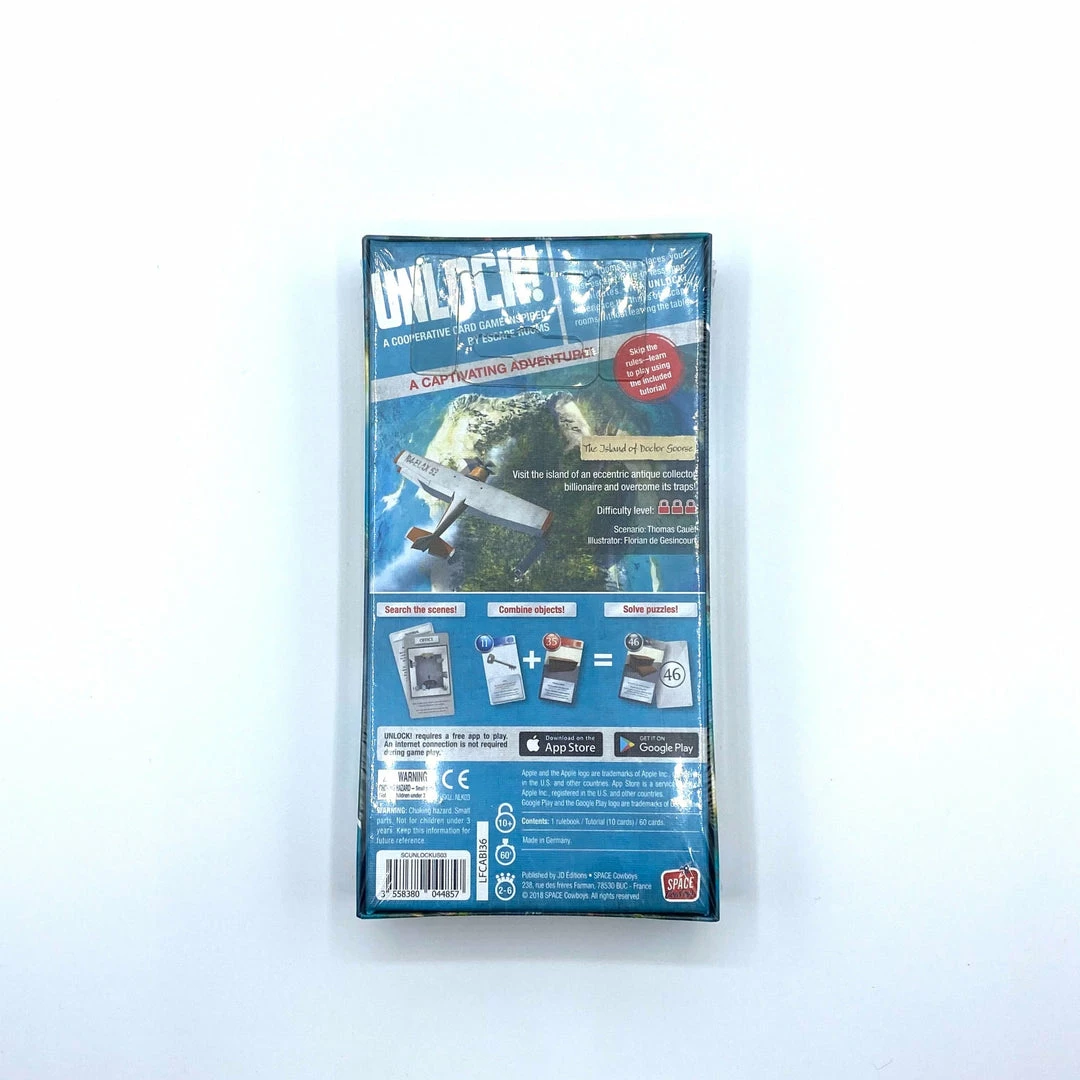 Space Cowboys Board Games Unlock! Escape Adventures: The Island Of Doctor Goorse