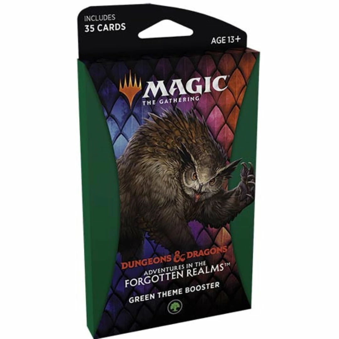 Wizards Of The Coast Magic The Gathering: Dungeons & Dragons - Adventures In The Forgotten Realms Theme Booster-Green