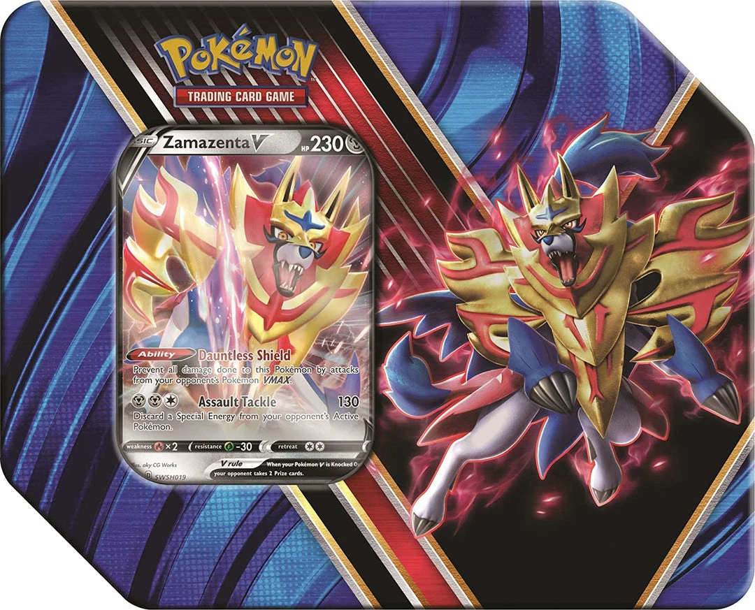 Pokemon TCG: Legends Of Galar Tin - Zamazenta V TCGs