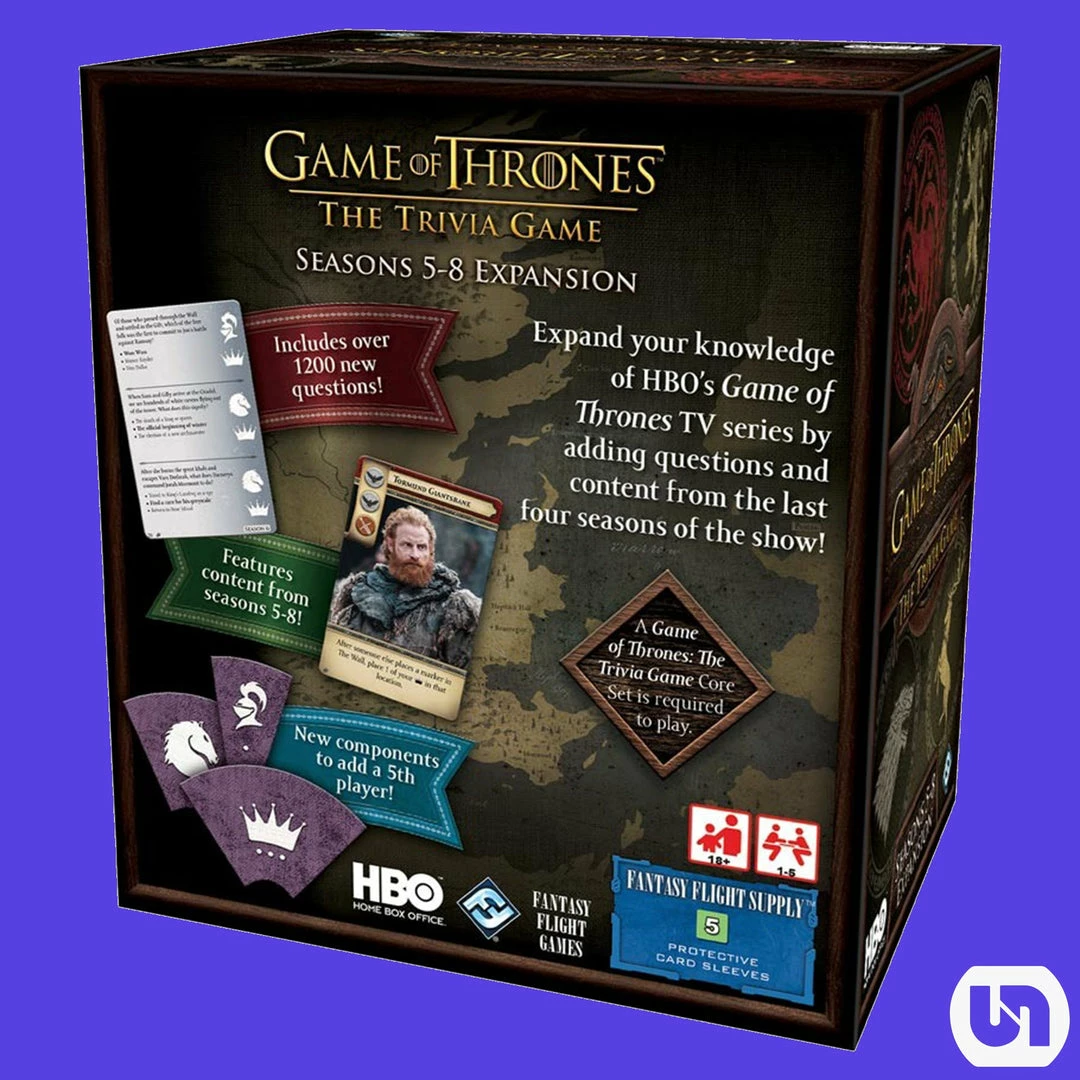 Fantasy Flight Games Game Of Thrones: The Trivia Game - Seasons 5-8 Expansion