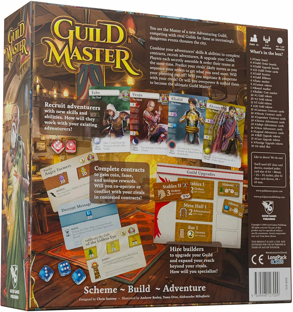 Good Games Publishing Board Games Guild Master