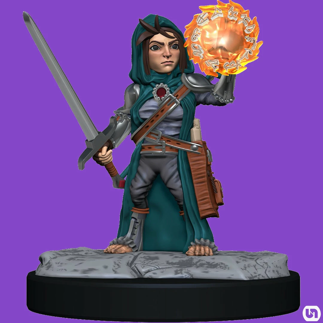 Wizkids Pathfinder: Battles Deep Cuts Wave 14 - Female Halfling Cleric Miniatures