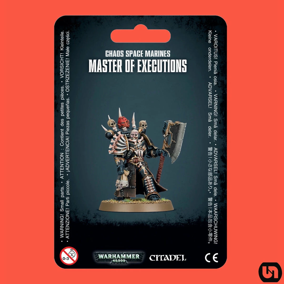 Games Workshop Warhammer: 40,000 - Chaos Space Marines-Master Of Executions Miniatures
