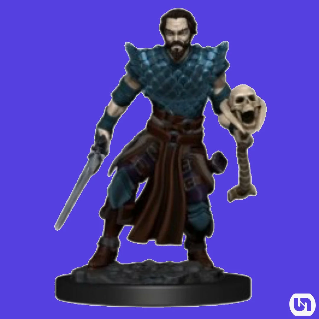 Wizkids Dungeons & Dragons: Icons Of The Realms Premium Miniatures - Human Warlock Male