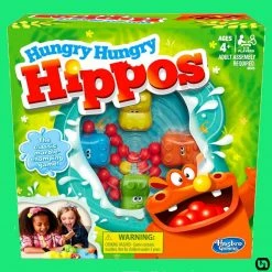 Hasbro Gaming Board Games Hungry Hungry Hippos