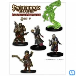 Wizkids Pathfinder Battles: Iconic Heroes - Set 7 Miniatures