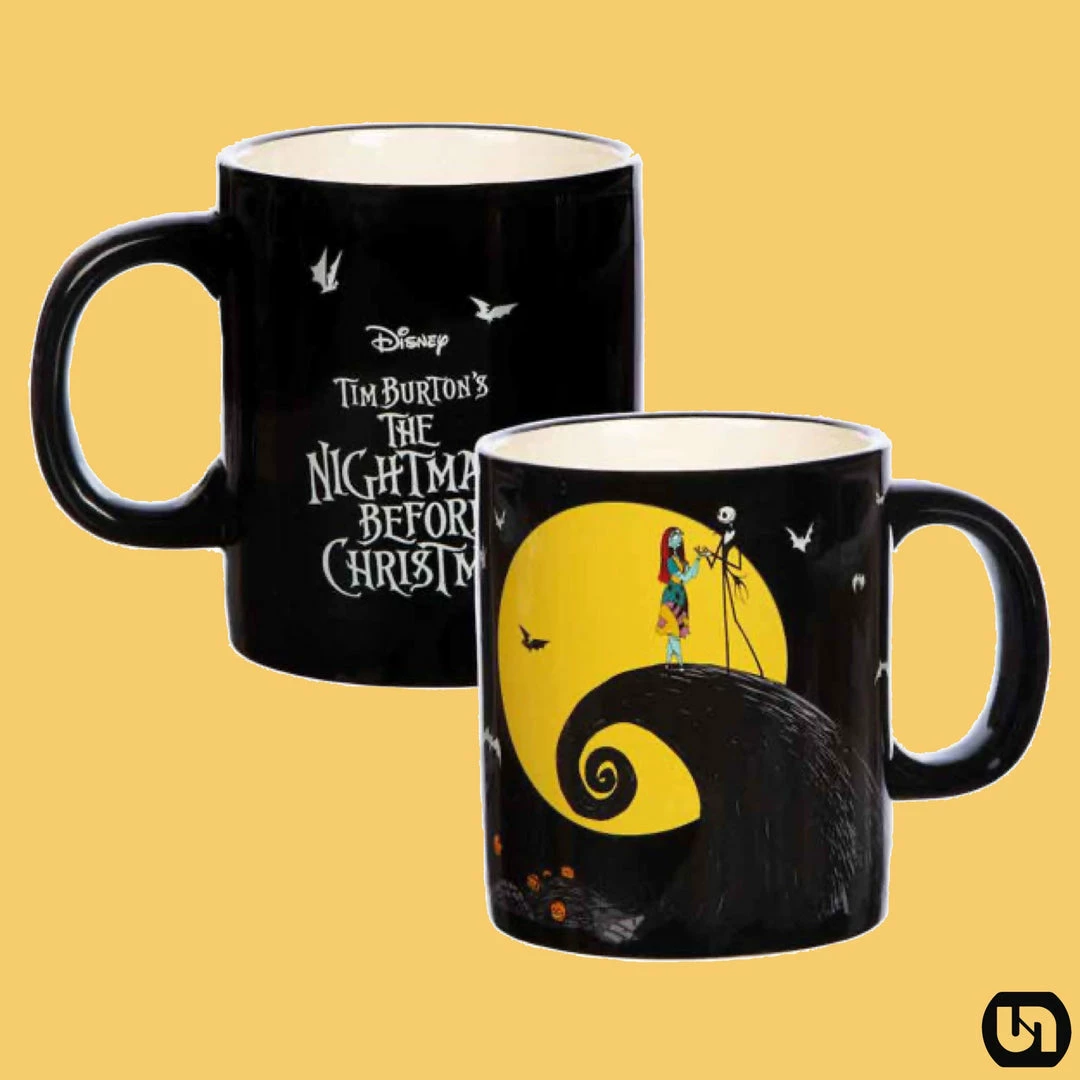 Disney The Nightmare Before Christmas: Jack & Sally 16oz Ceramic Mug Merch