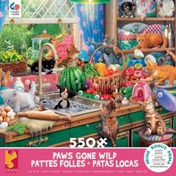 CEACO Company Paws Gone Wild: Kitchen Capers 550pc Puzzle Toys & Figures