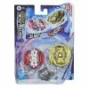 Hasbro Gaming Toys & Figures Beyblade: Burst Surge Dual Collection Pack - Hypersphere Master Kerbeus K5 And Slingshock Leopard L4