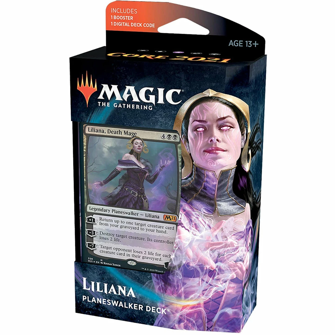 Wizards Of The Coast Magic The Gathering: Core 2021 Planeswalker Deck-Liliana TCGs