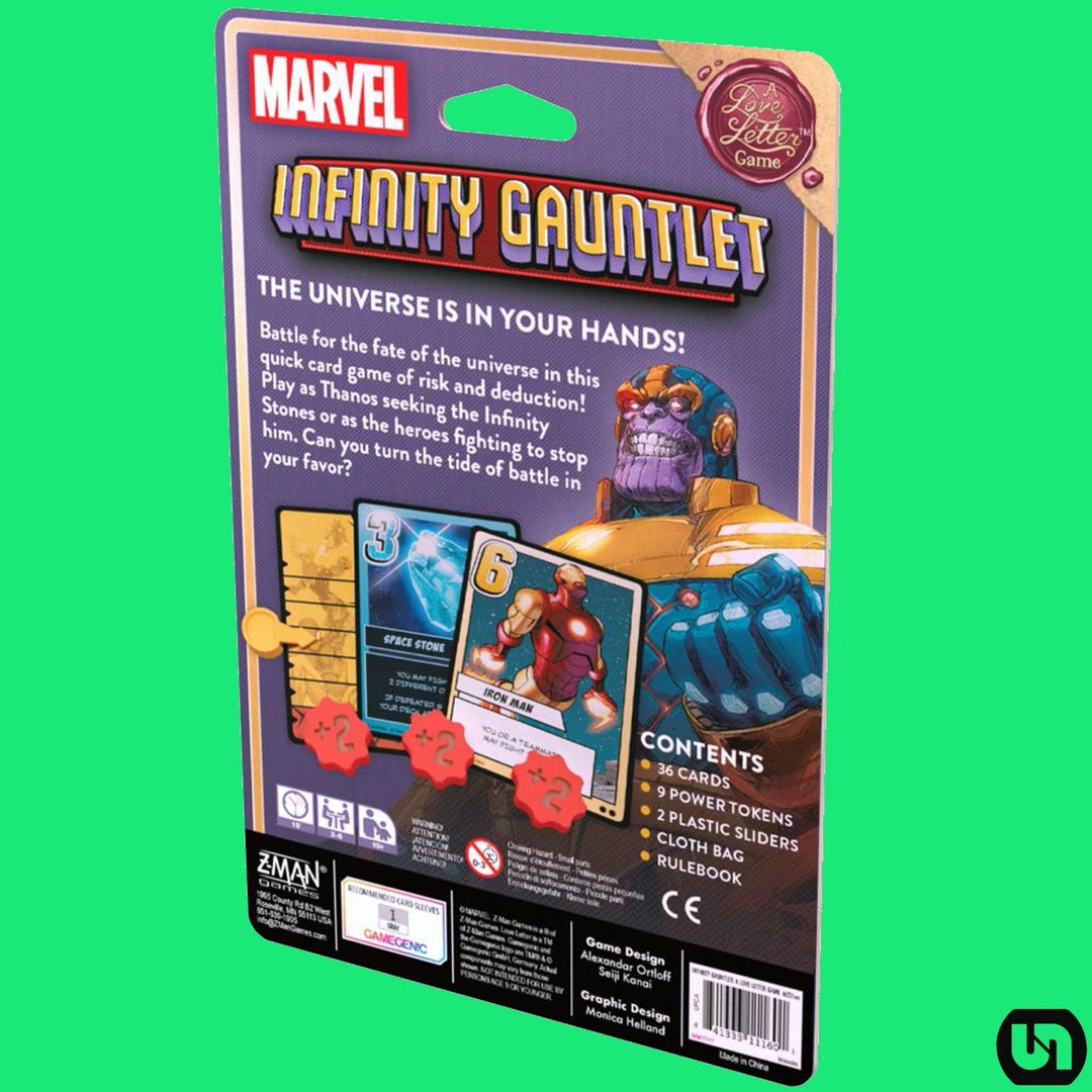 Zman Games Marvel: Infinity Gauntlet - A Love Letter Game Board Games
