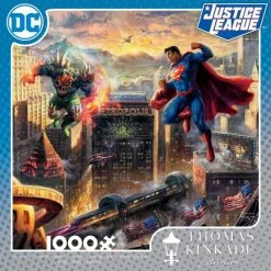 CEACO Company Toys & Figures Thomas Kinkade: DC Justice League - Superman Man Of Steel 1000pc Puzzle