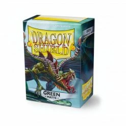 Arcane Tinman Supplies Dragon Shield Matte Sleeves - Green (100-Pack)