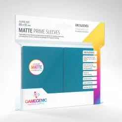 Asmodee Gamegenic: Matte Prime Sleeves 100ct - Blue