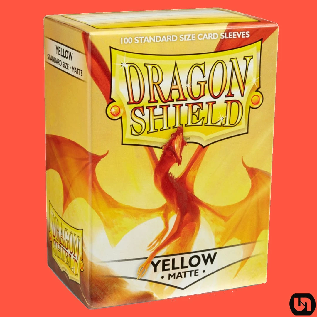 Arcane Tinman Dragon Shield Matte Sleeves - Yellow (100-Pack) Supplies