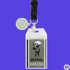 Bioworld Naruto: Kakashi Rubber Charm Lanyard Merch